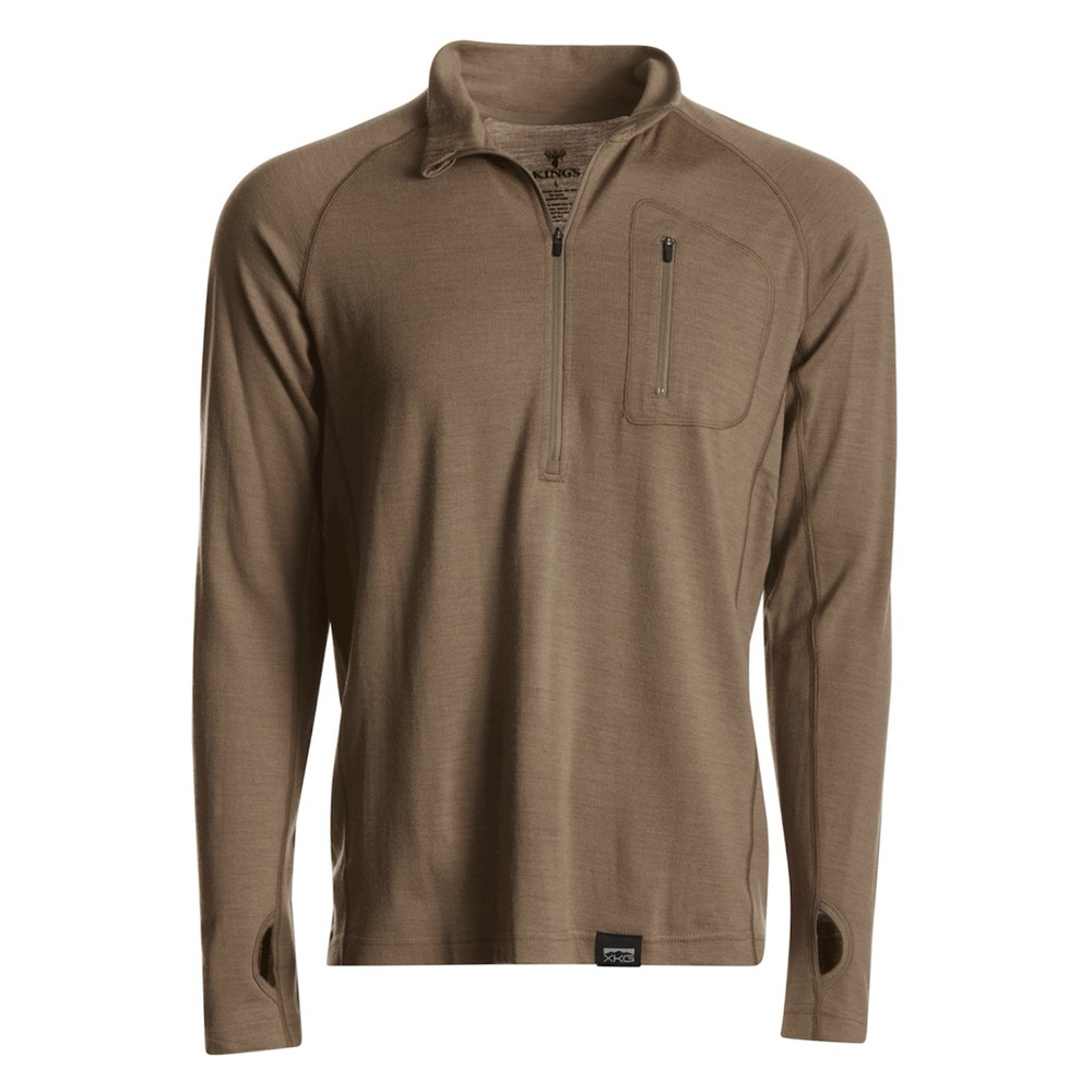 King’s XKG Foundation 260 Merino 1/4 Zip